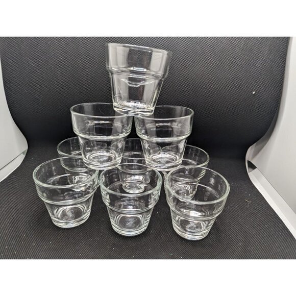 Vintage Libbey Shot Glasses Barware Set Of 9  juice 2.5 inch - Picture 7 of 8